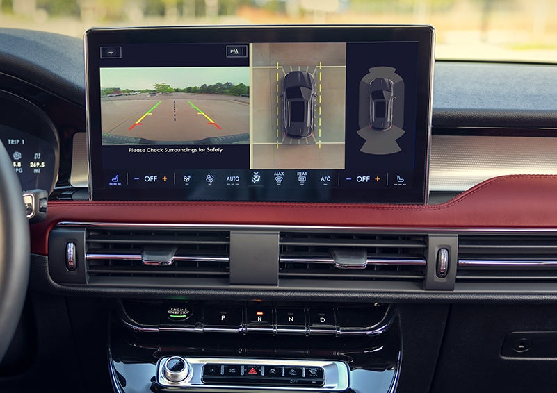 The large center touchscreen of a 2024 Lincoln Corsair® SUV is shown. | Vance Lincoln in Miami OK