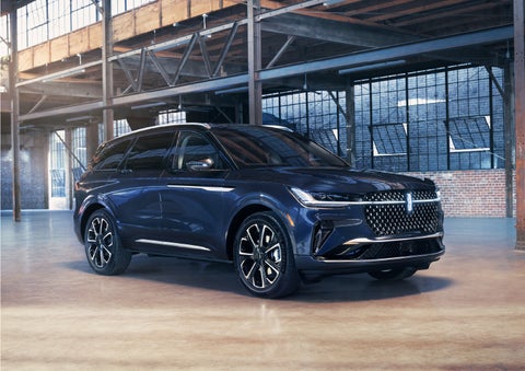 A 2024 Lincoln Nautilus® SUV is parked in an industrial space. | Vance Lincoln in Miami OK