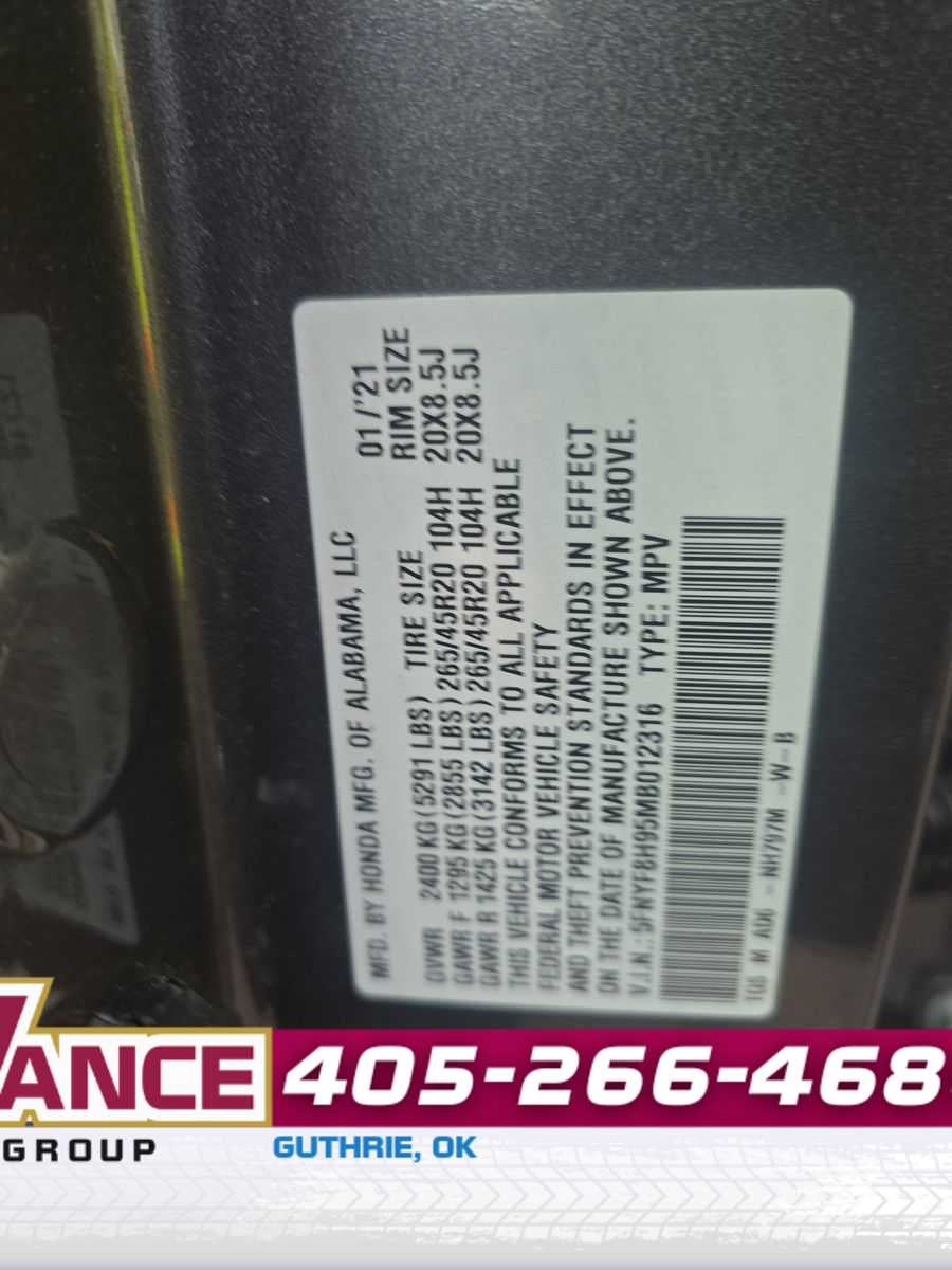 2021 Honda Passport Touring