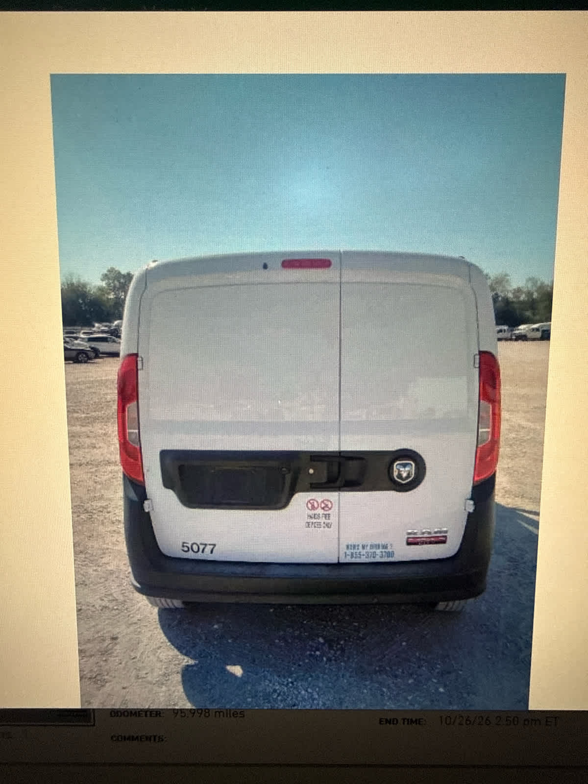 2021 RAM ProMaster City Tradesman