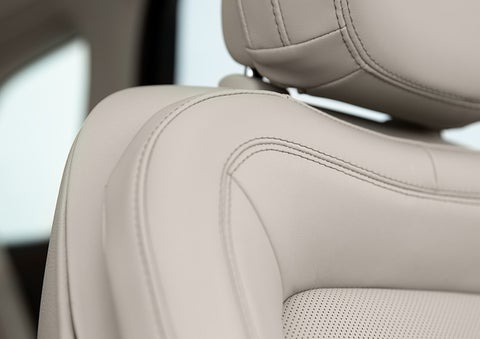 Fine craftsmanship is shown through a detailed image of front-seat stitching. | Vance Lincoln in Miami OK