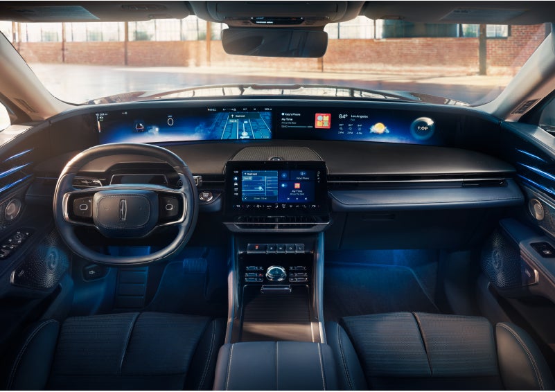 The panoramic display is shown in a 2024 Lincoln Nautilus® SUV. | Vance Lincoln in Miami OK