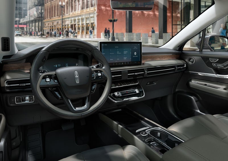 The interior dashboard of 2024 Lincoln Corsair® SUV is shown here. | Vance Lincoln in Miami OK