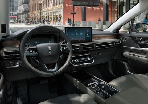 The interior dashboard of 2024 Lincoln Corsair® SUV is shown here. | Vance Lincoln in Miami OK