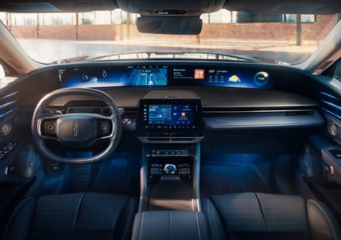 The panoramic display is shown in a 2025 Lincoln Nautilus® SUV. | Vance Lincoln in Miami OK