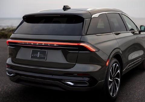 The rear of a 2026 Lincoln Black Label™ Nautilus® SUV displays full LED rear lighting. | Vance Lincoln in Miami OK