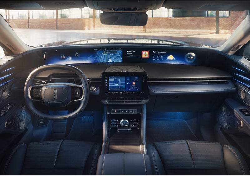 The panoramic display is shown in a 2026 Lincoln Nautilus® SUV. | Vance Lincoln in Miami OK