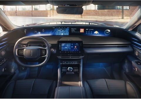 The panoramic display is shown in a 2026 Lincoln Nautilus® SUV. | Vance Lincoln in Miami OK